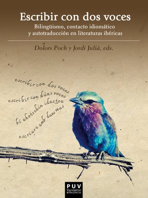 cover image of Escribir con dos voces
